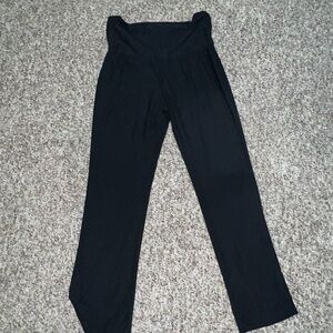 Women's size XL Bobbie Brooks Classic Black Straight Leggings slacks lounge pant